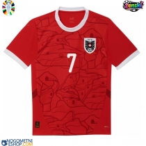 Ženski Nogometni dresi Avstrija Marko Arnautovic #7 Domači EP 2024 Kratek Rokav